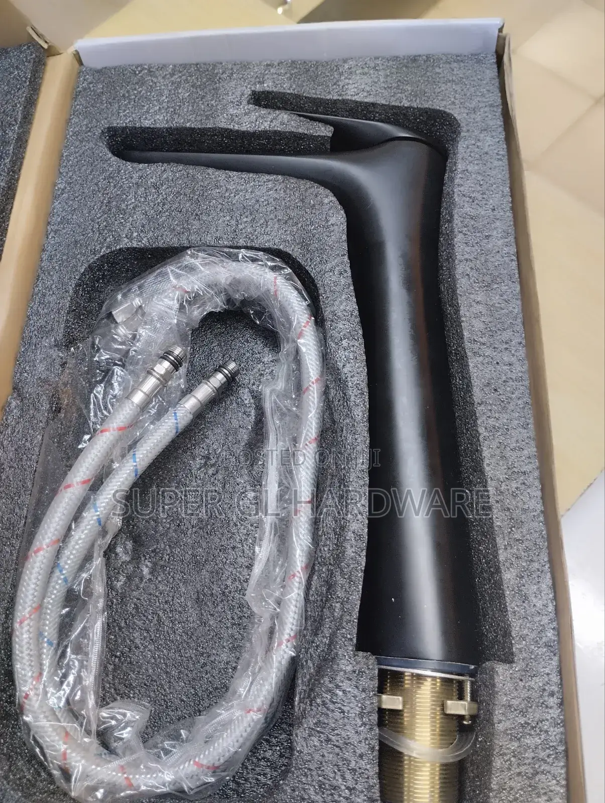 Matte Black High Basin Mixer Tap