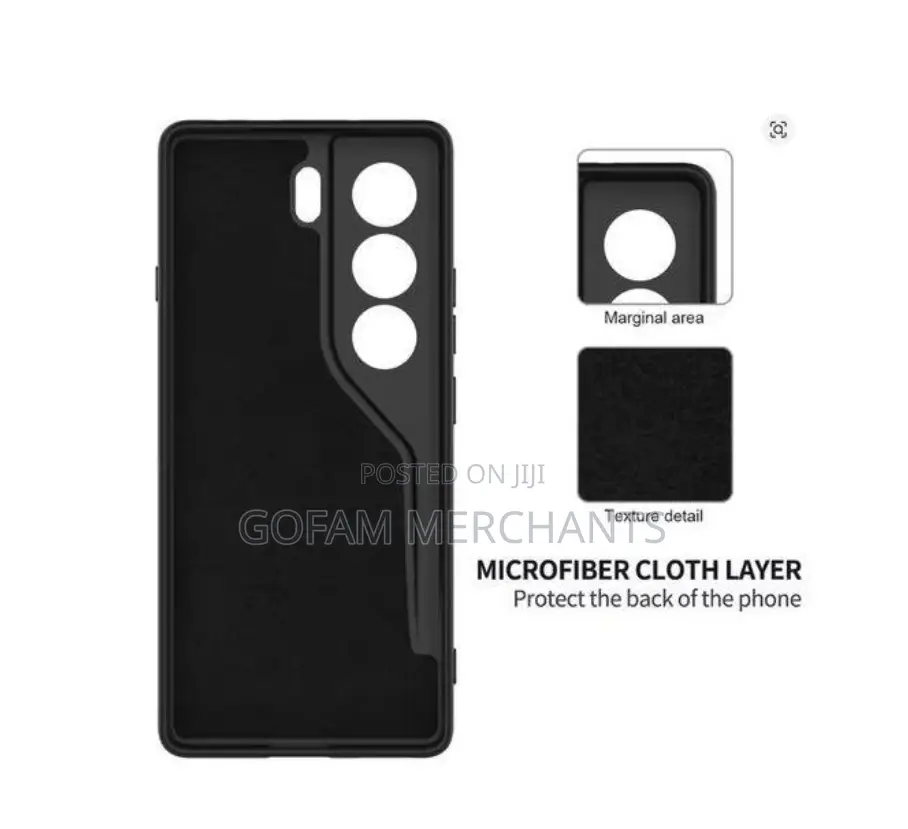 Tecno Camon 40 Pro Black Silicone Heavy Protection Phone Case/ Cover