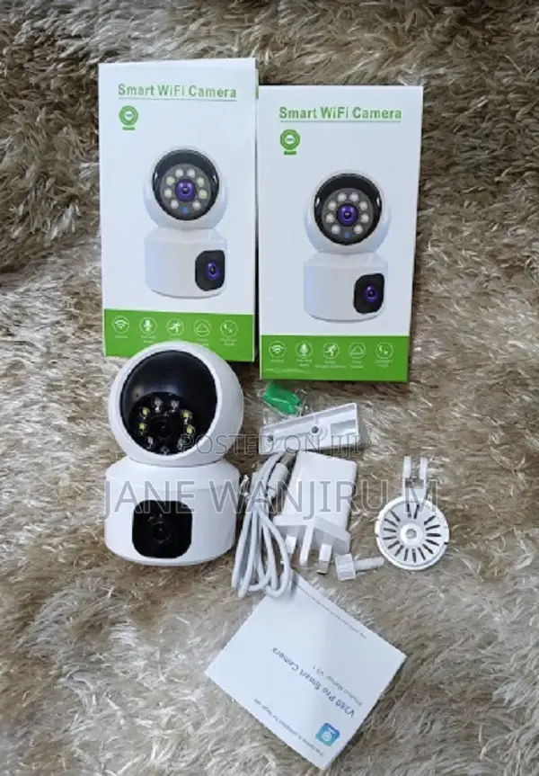 Dual Camera Wifi Indoor - Wide Angle + PTZ View