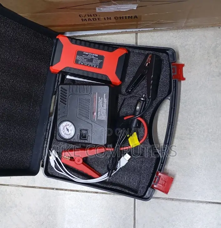 Car Jump Starter With Compressor for Emergency