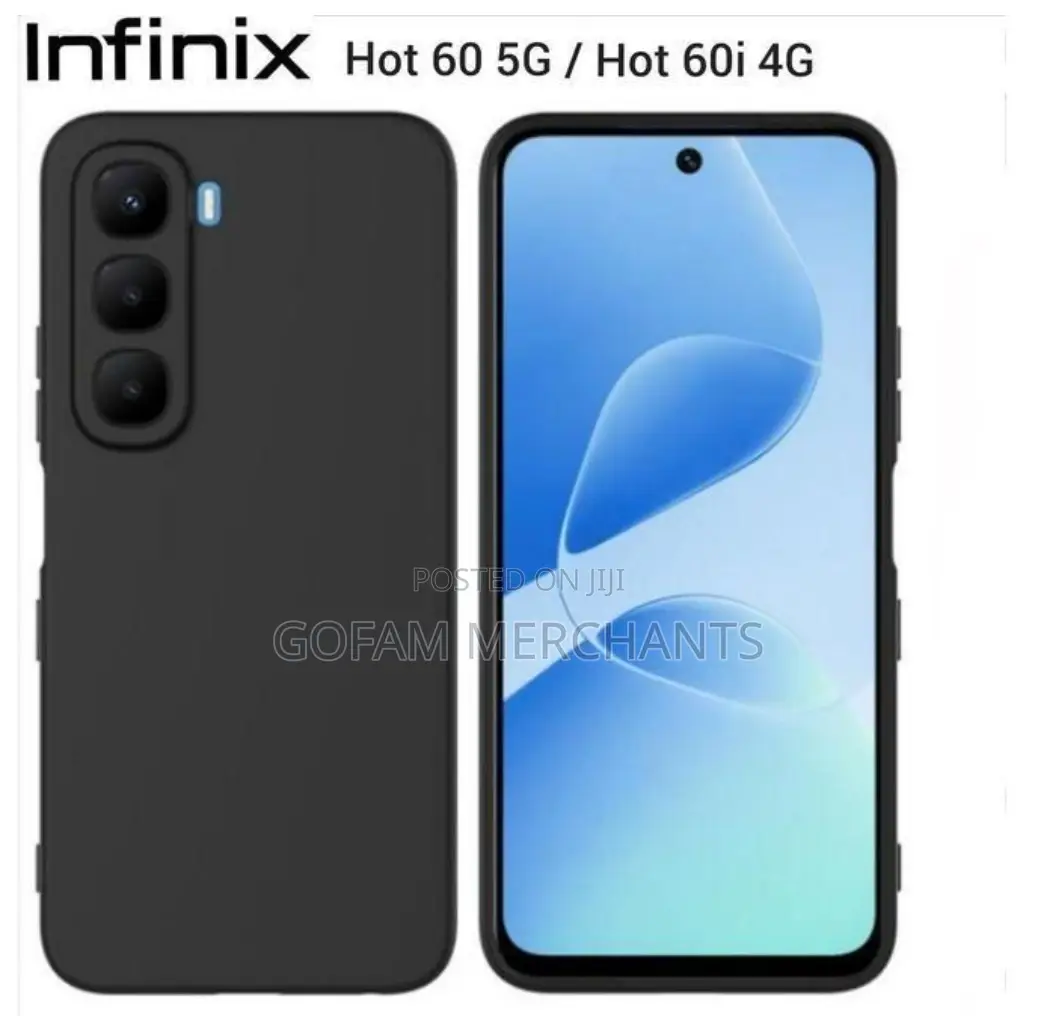 Infinix Hot 60i Soft Silicone Back Cover/Case