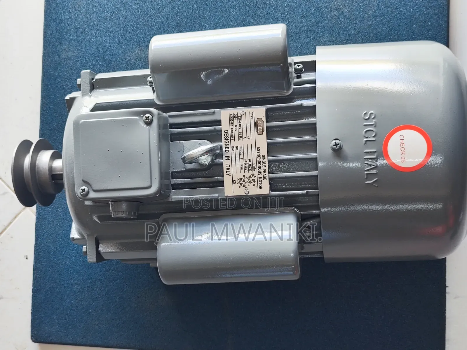 STCL Italy 5hp Heavy Duty Electric Motor (Single Phase)