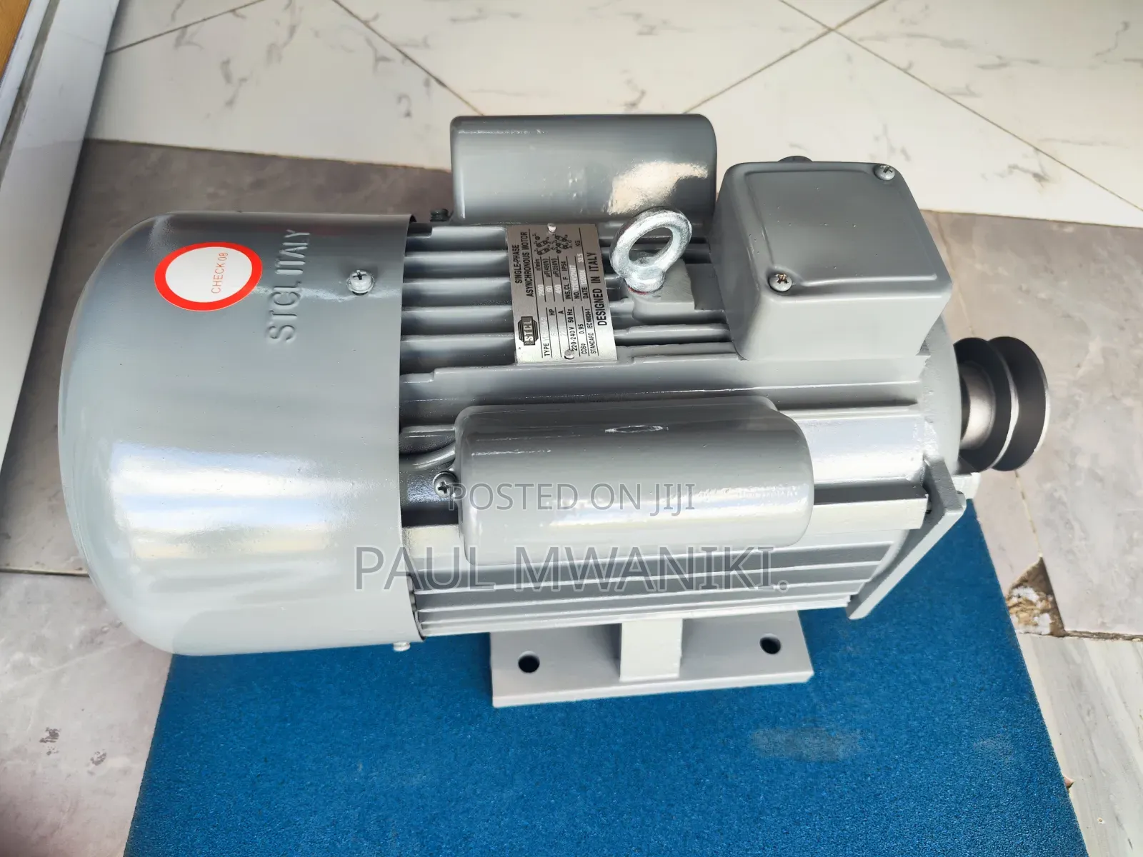 High Speed 5.0 Hp Motor - 2800 RPM - 240v Single Phase
