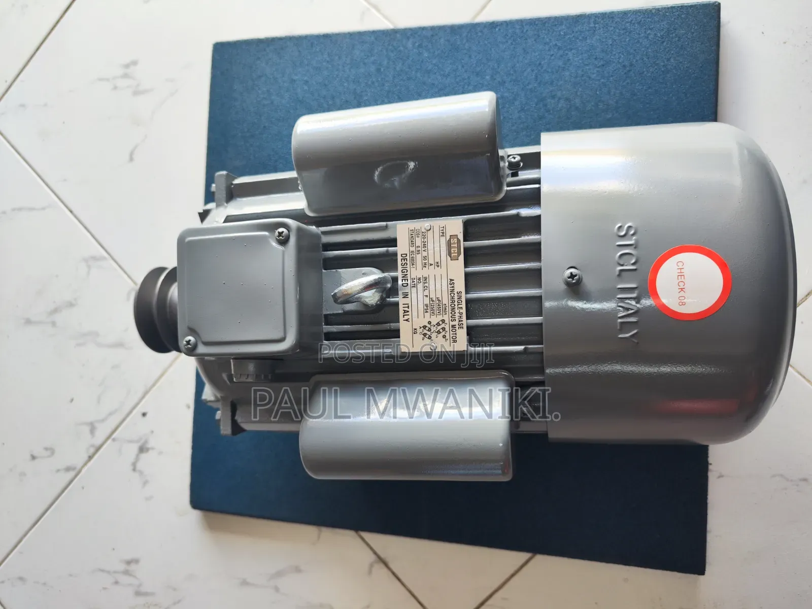 High Speed 5.0 Hp Motor - 2800 RPM - 240v Single Phase