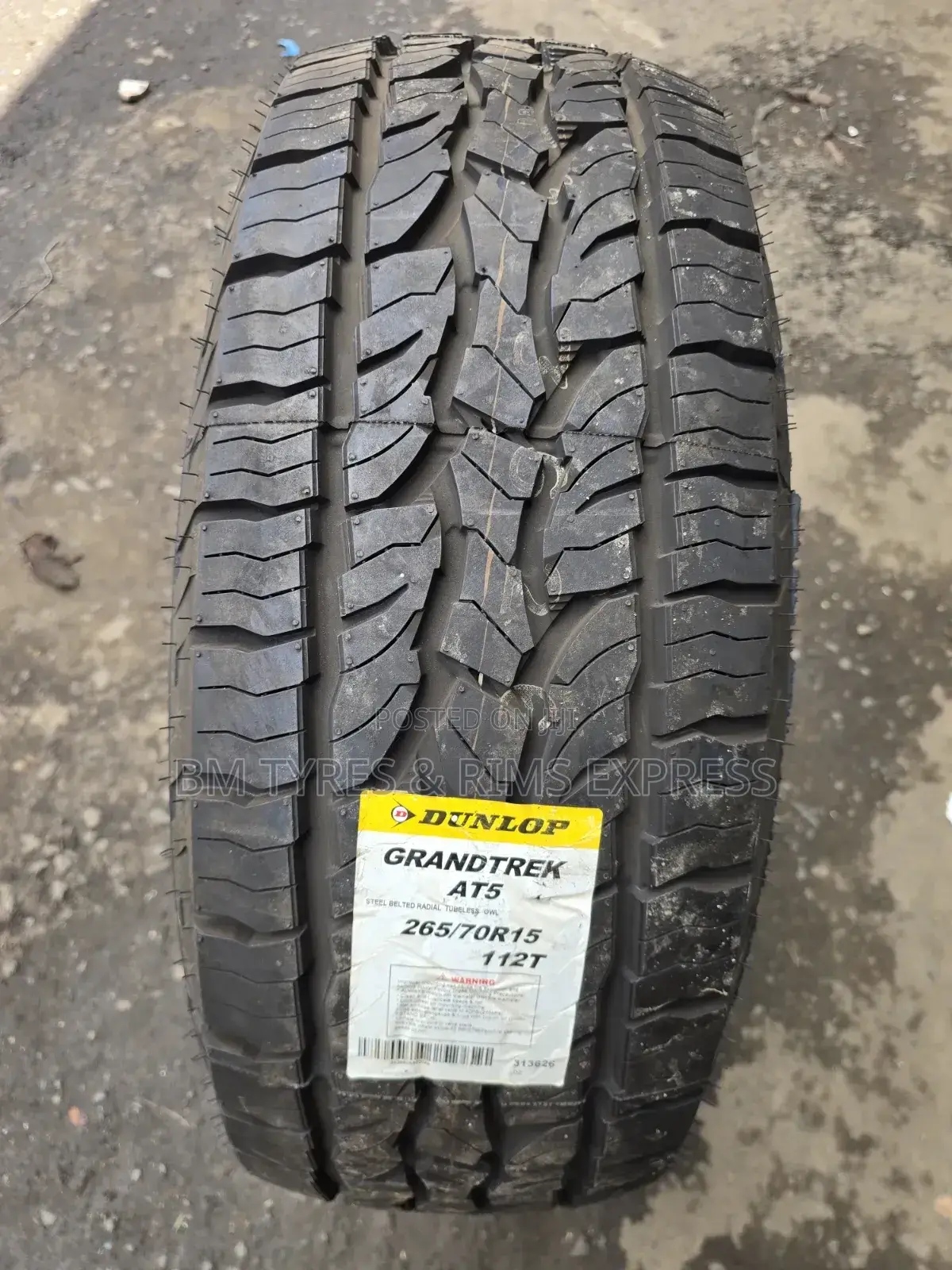 265 /70 R15 Dunlop Tyres (All Terrein)