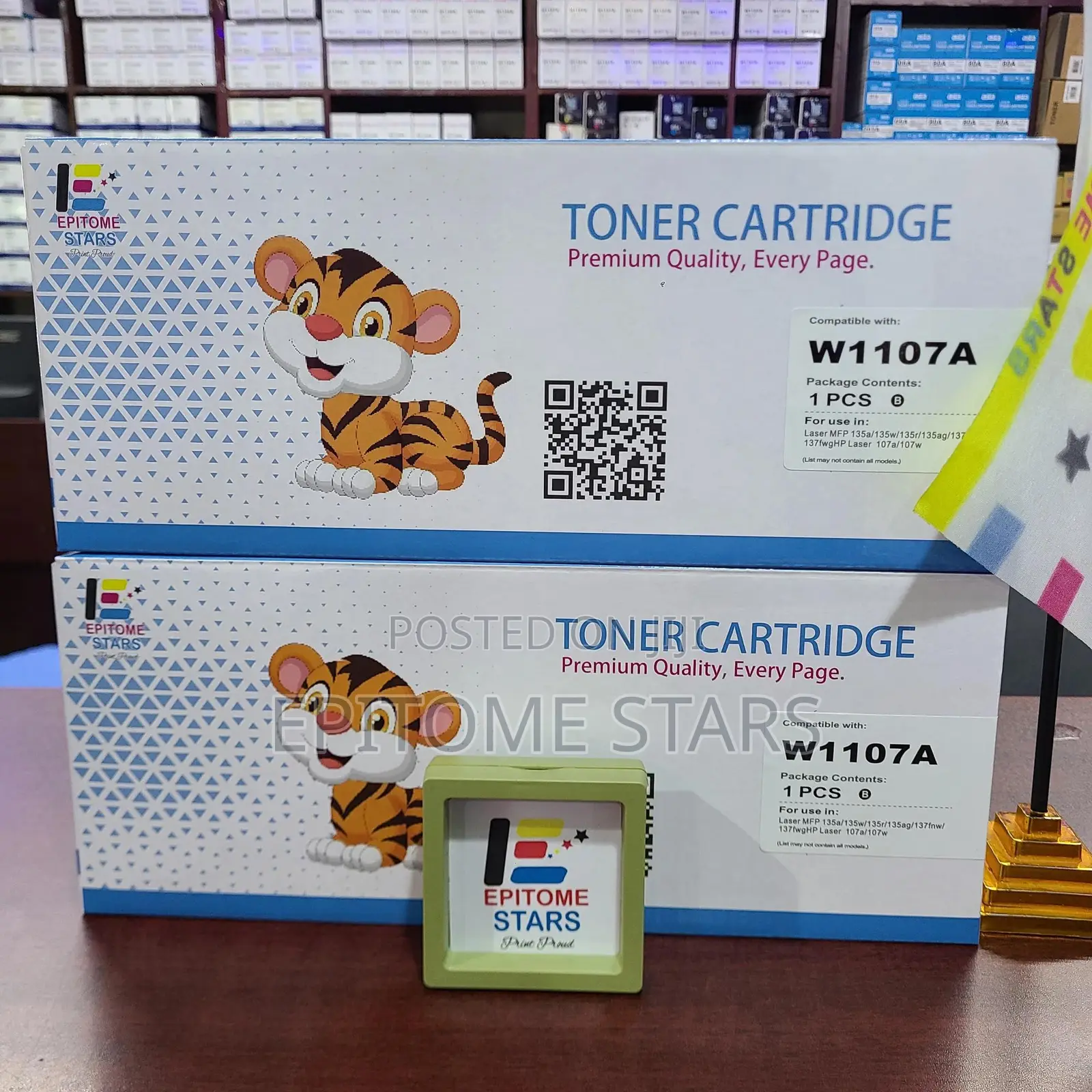 Premium Hp 107a (W1107a) Original Black Toner Cartridge