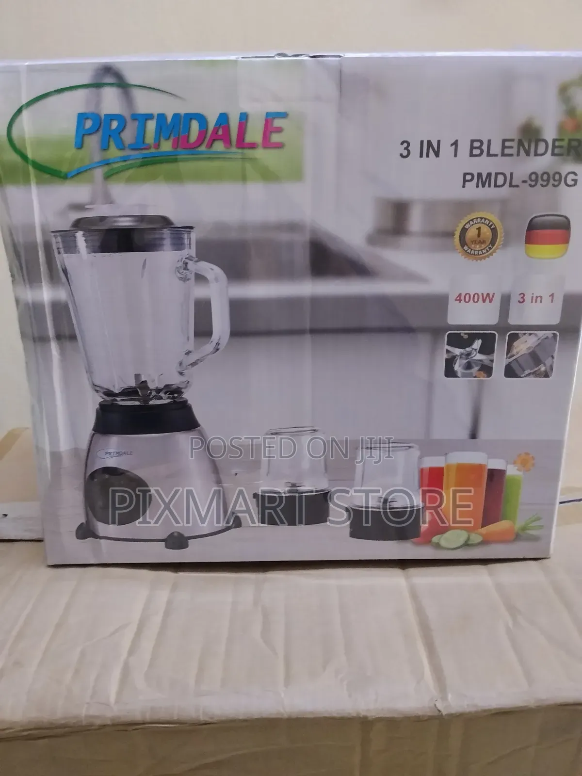 Primdale PMDL-999g 3-in-1 Blender 400w Multi-Use