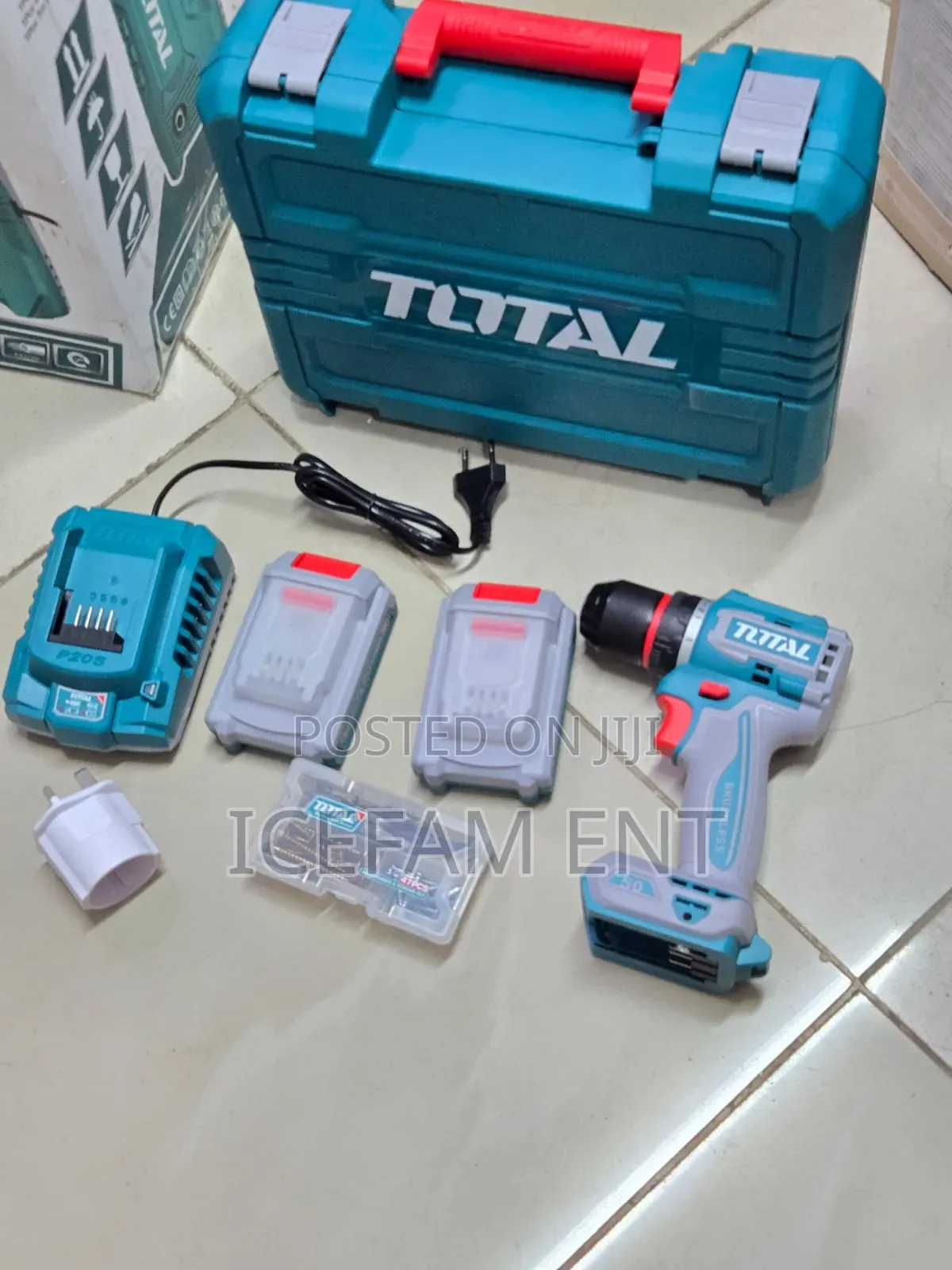 Total 50nm Compact Brushless Drill/20v Compact Brushless Drill