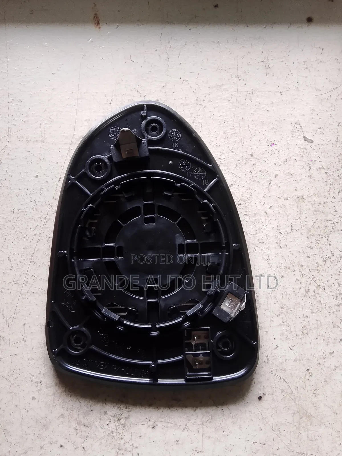 Side Mirror Lens Kia Rio 2012 Right (Genuine)