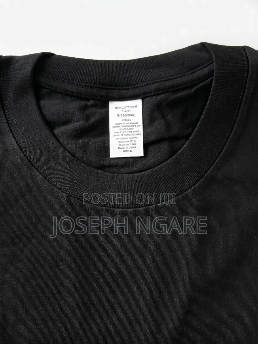 180GSM Heavyweight 100% Ringspun Cotton Roundneck Plain Tshirts, S-Xl