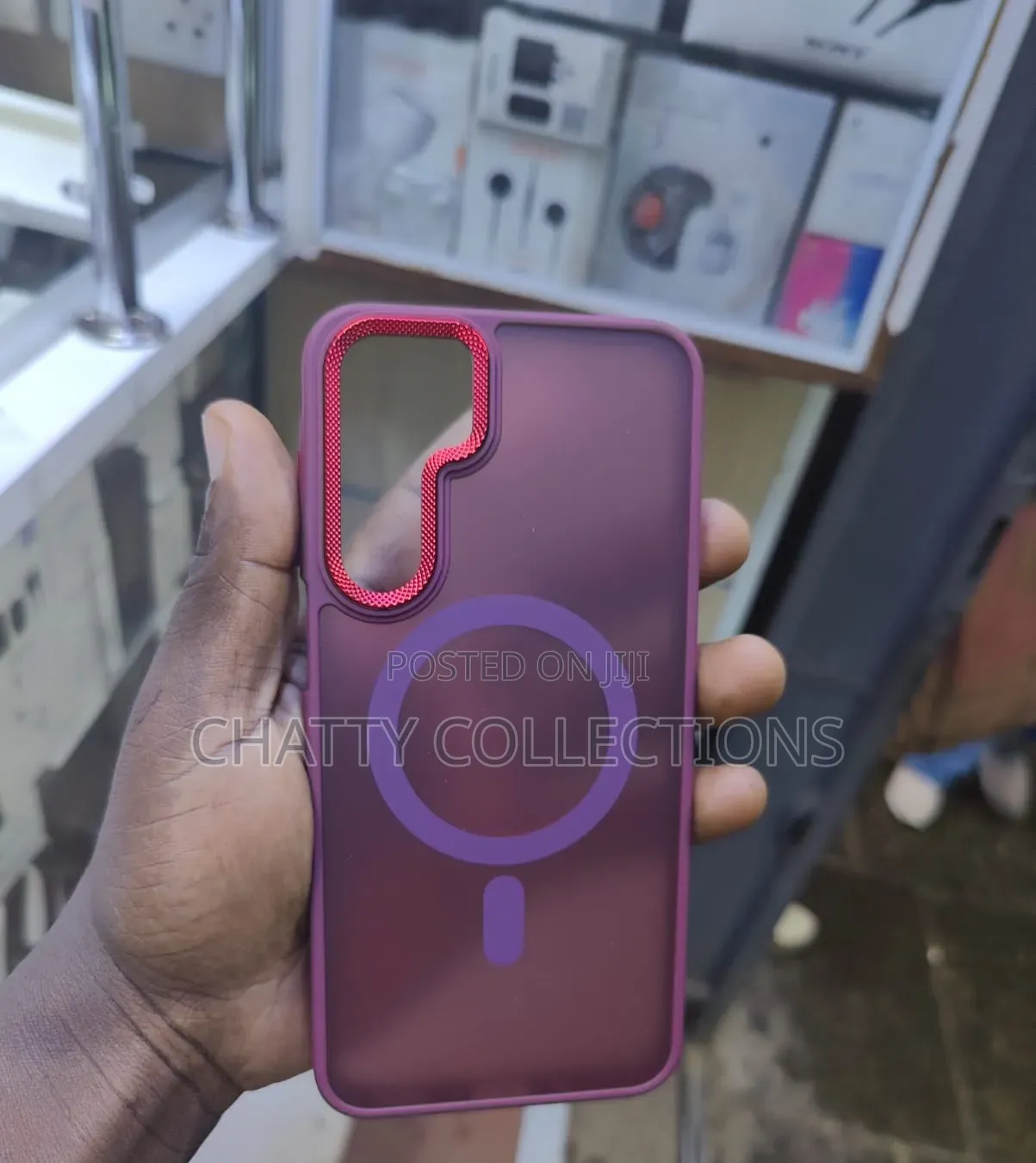 Burgundy Samsung a Series Magsafe Phone Cover /Case With Matter Finish