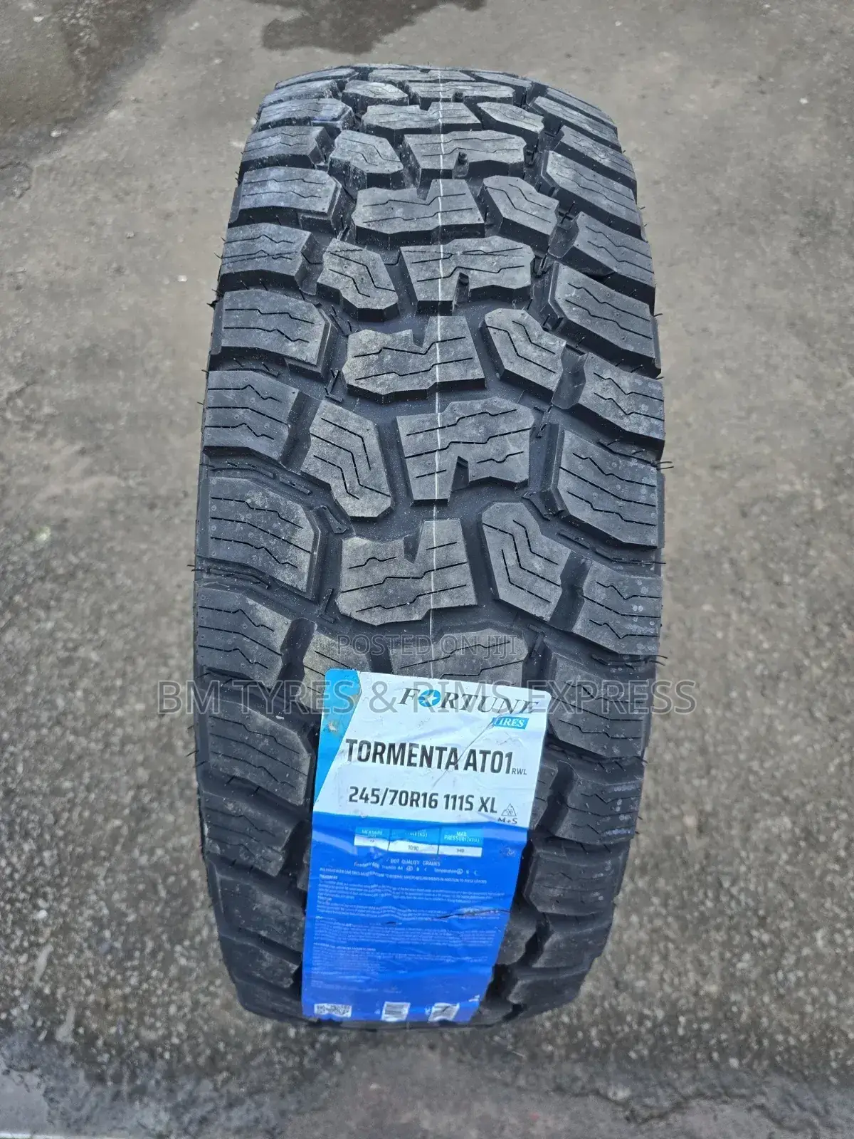 245 /70 R16 Fortune Tyres (Tormenta) All Terrein.