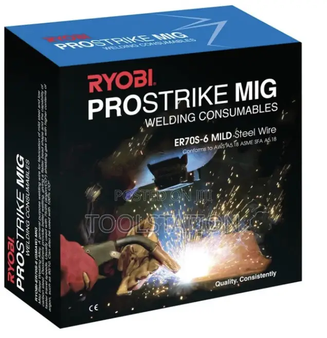 Prostrike Mig Wire-Er70s-6 X Sizes Available:0.8/0.9/1.0/1.2 Mm X15kg
