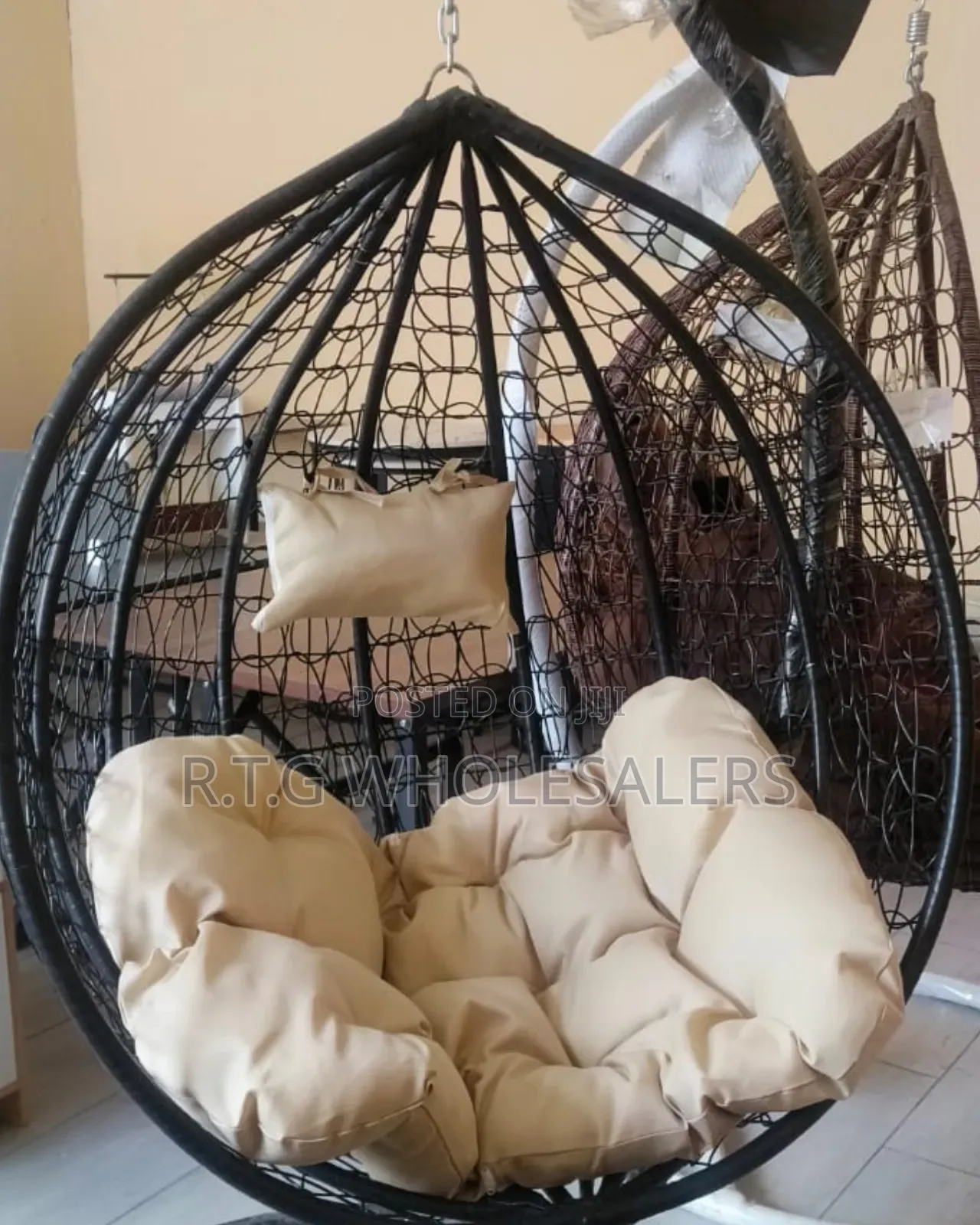 Executive Outdoor Egg Swing Chair Luxury Garden Seat