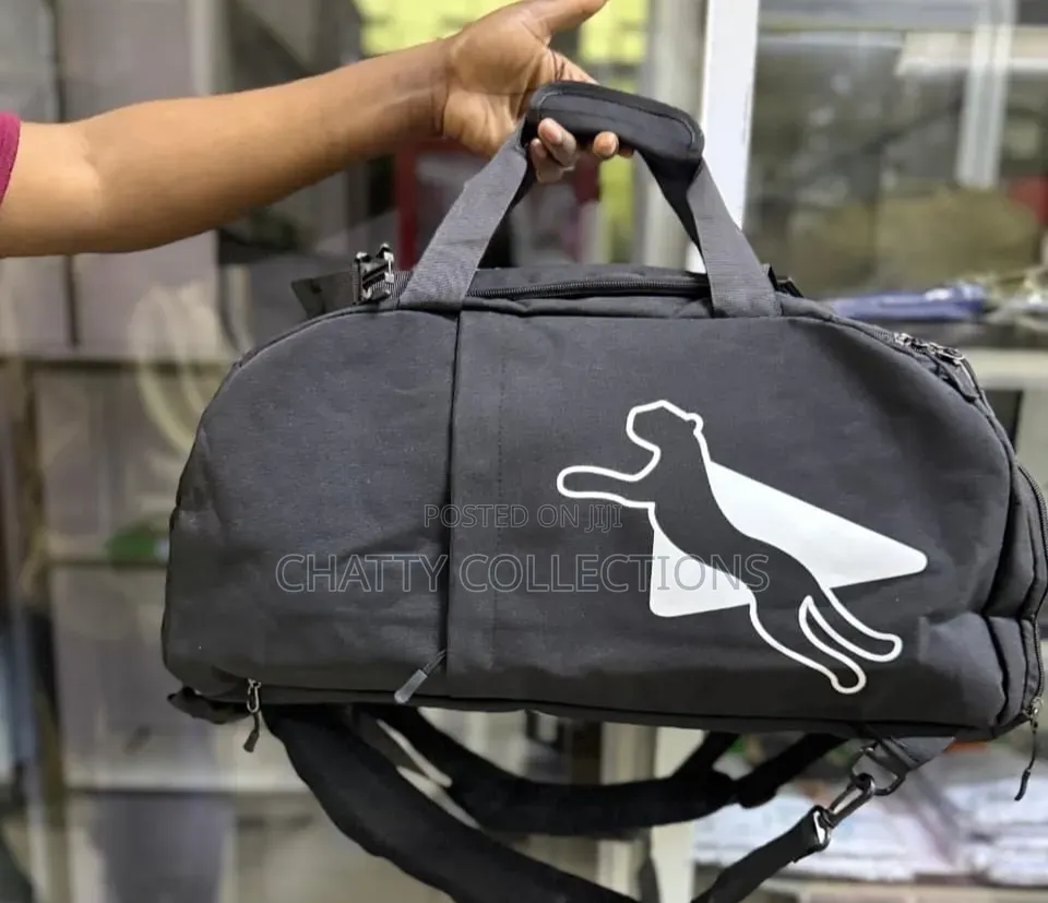 Unisex Black Puma Waterproof Sports/Gym /Travel Duffle Bags