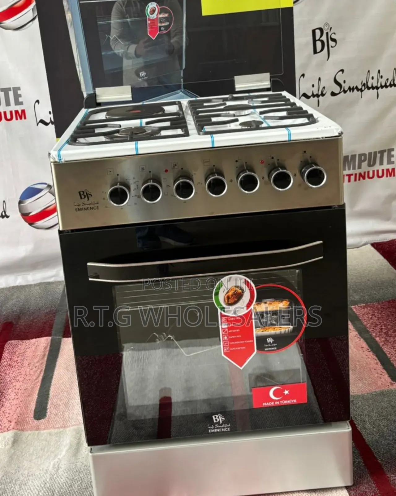 Eminence Inox 60×60 Gas Electric Premium Cooker