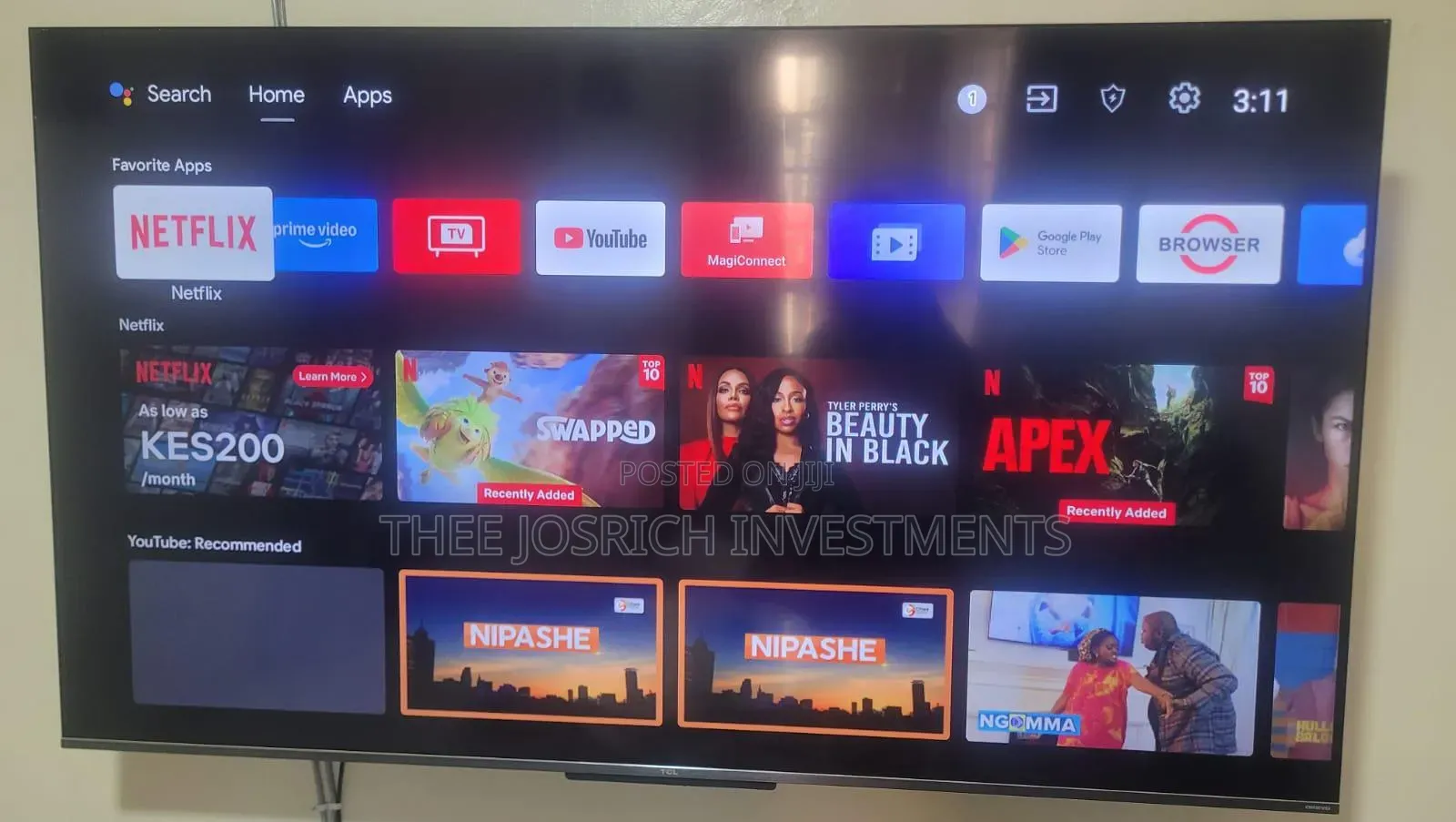 TCL Qled 55 Inches Tv
