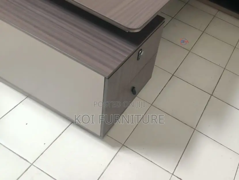 Office Desk; Longevity Executive L-Shaped Office Desk (2.4m)
