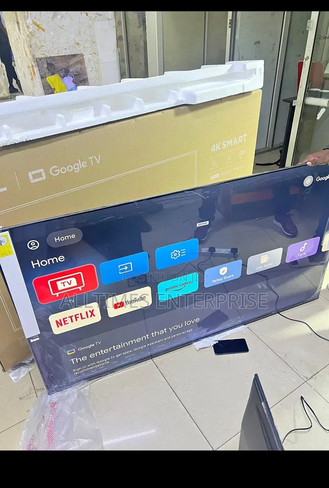 TCL 65" Tv Model 65v6d Android 14