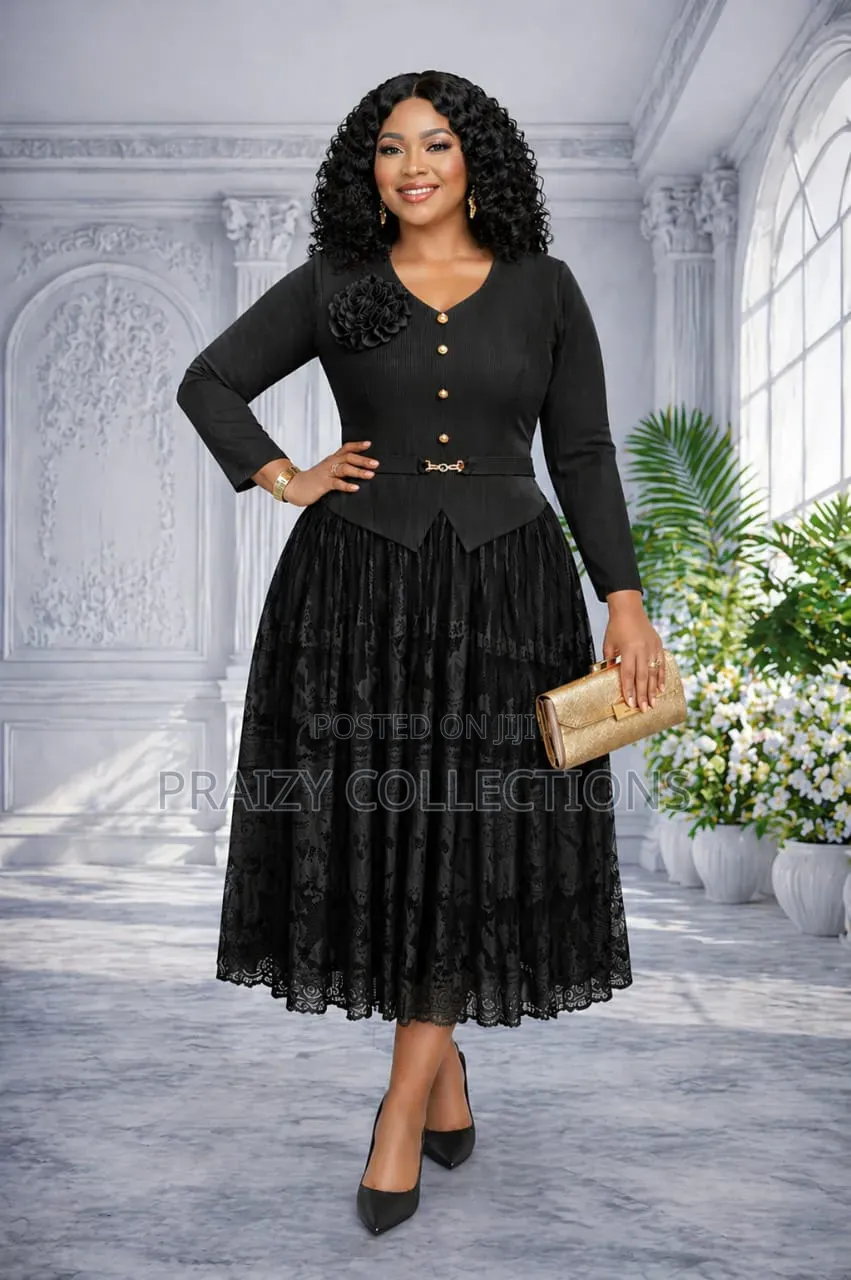 Beautiful Miyaki Dress With a Lace