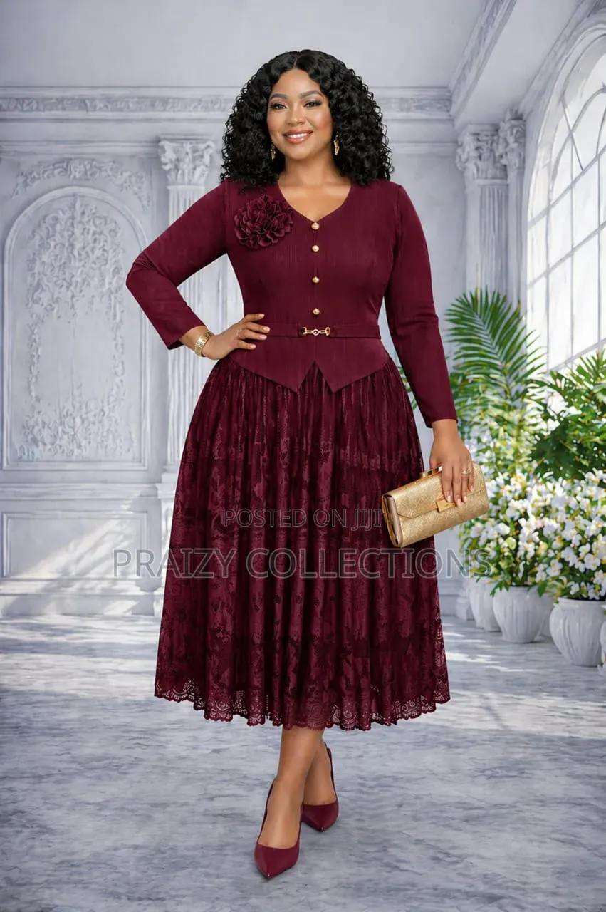 Beautiful Miyaki Dress With a Lace