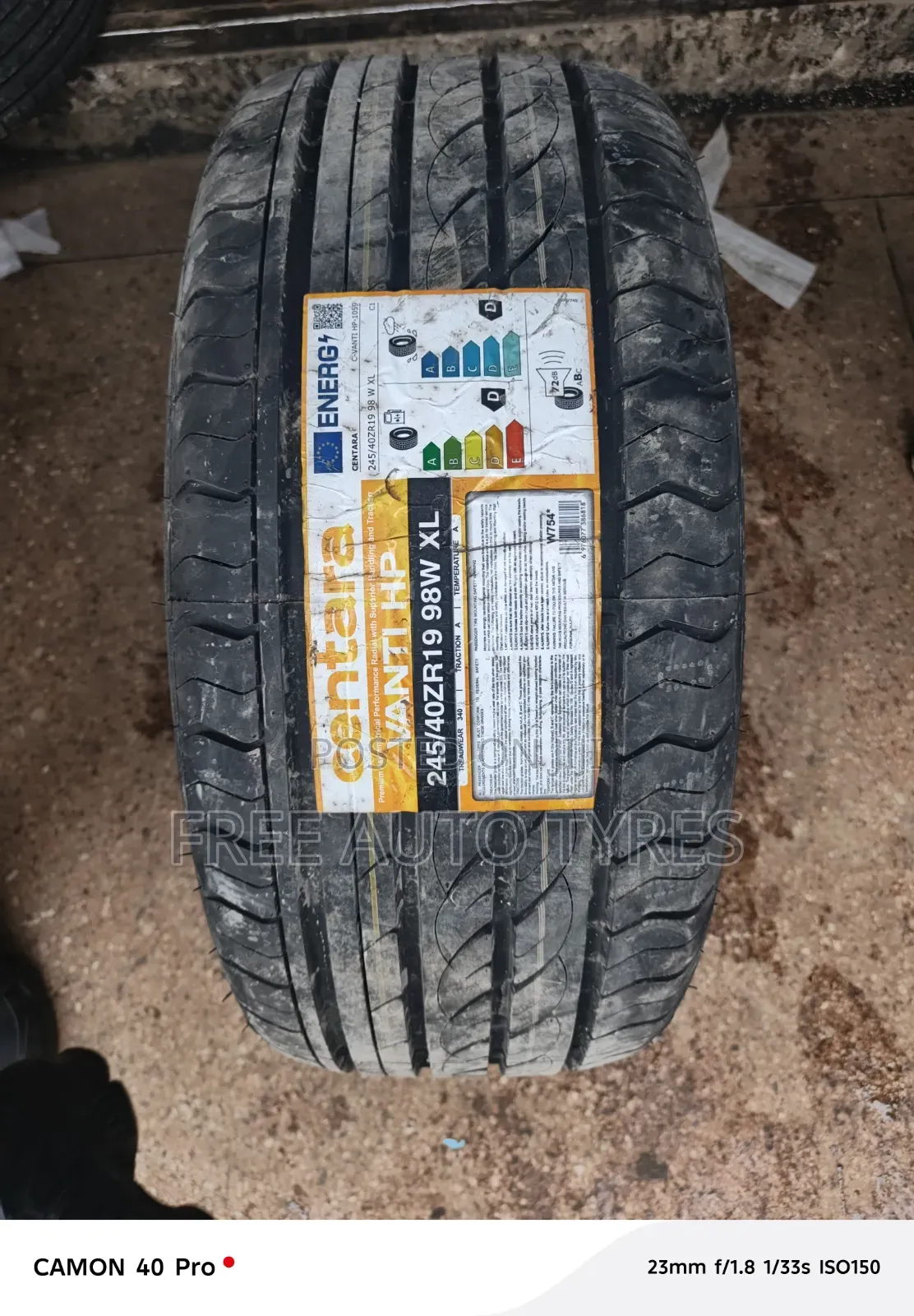 245/40zr19 Centara