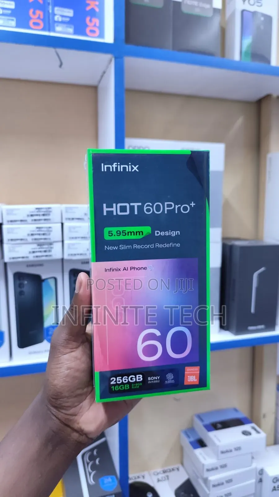 New Infinix Hot 60 Pro+ 128 GB Black