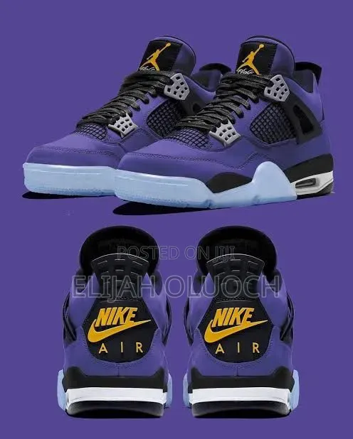 Air Jordan 4 Og “Lakers“
Quality Leather 
Size 38-45