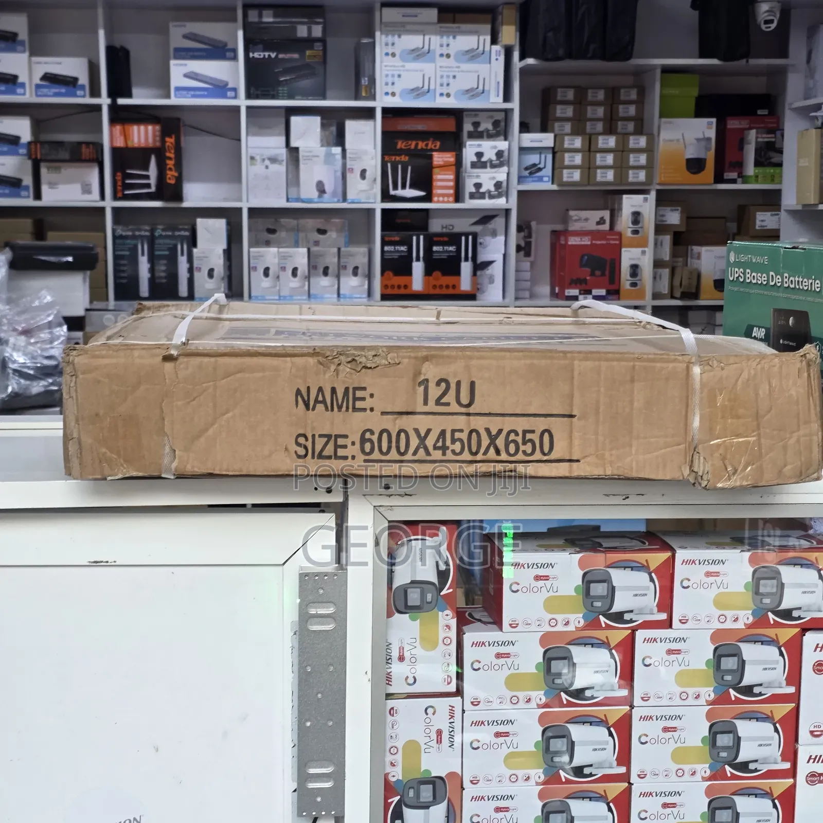 12u Server Rack Cabinet 650x450x650 – Strong Lockable