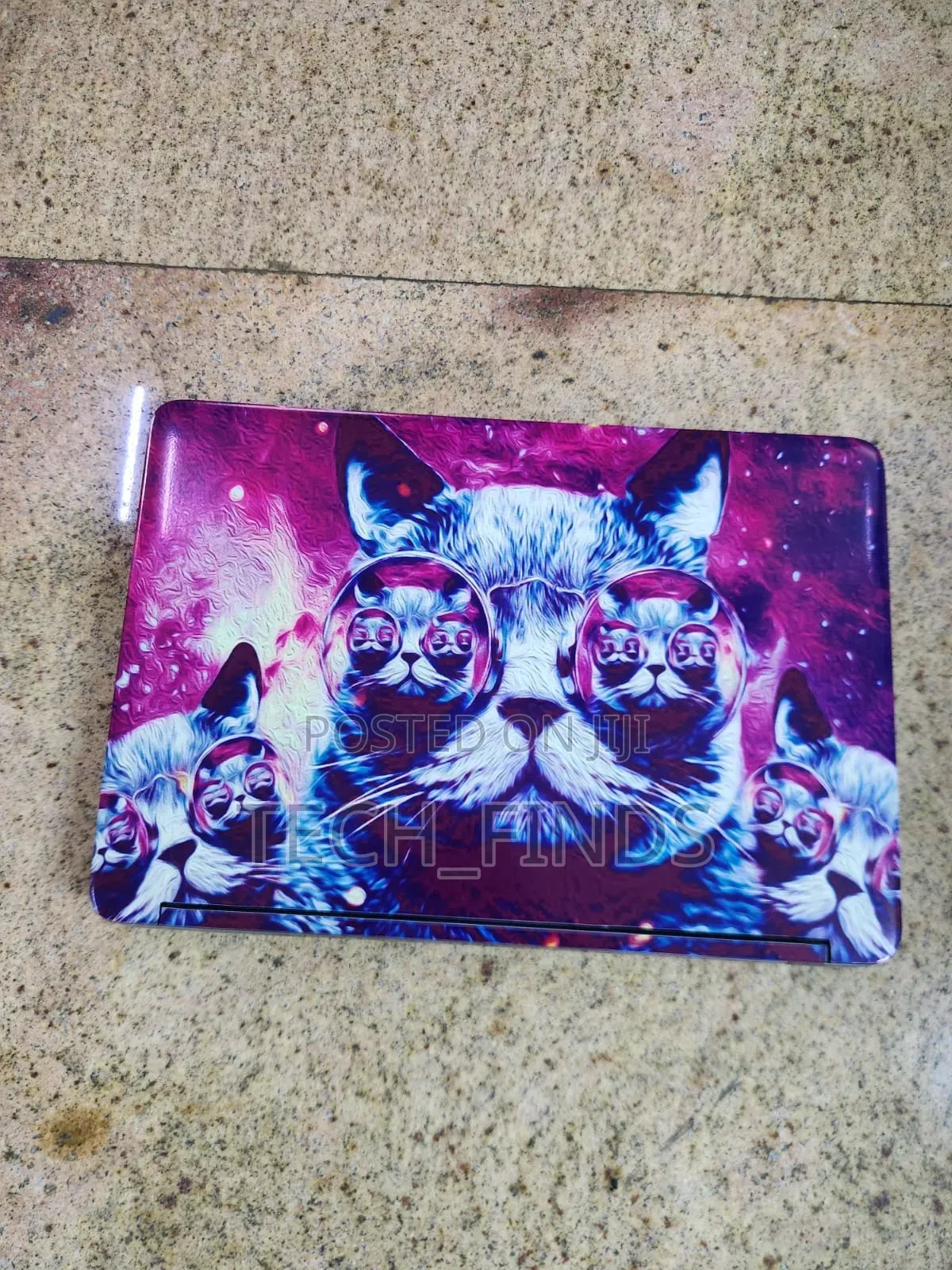 Cool Cat Design Laptop Sticker