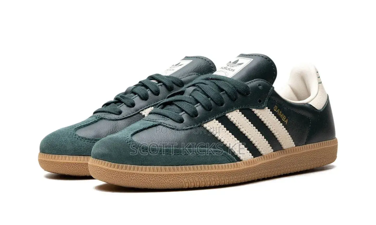 Adidas Samba Og “Shadow Green Cream White “
Quality Leather