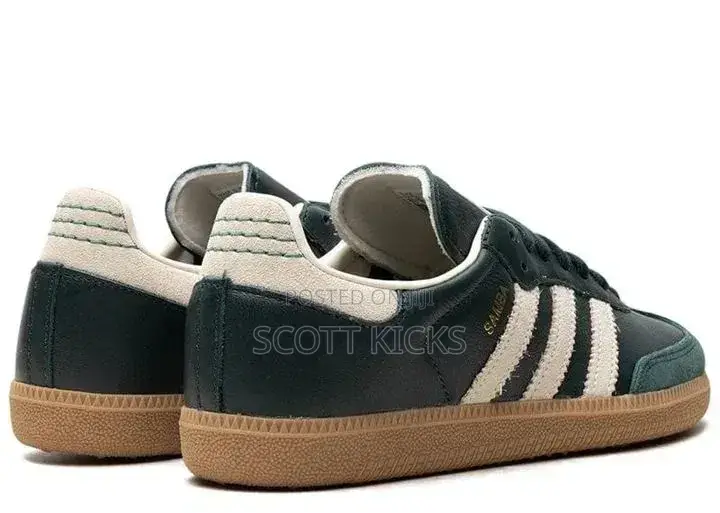 Adidas Samba Og “Shadow Green Cream White “
Quality Leather