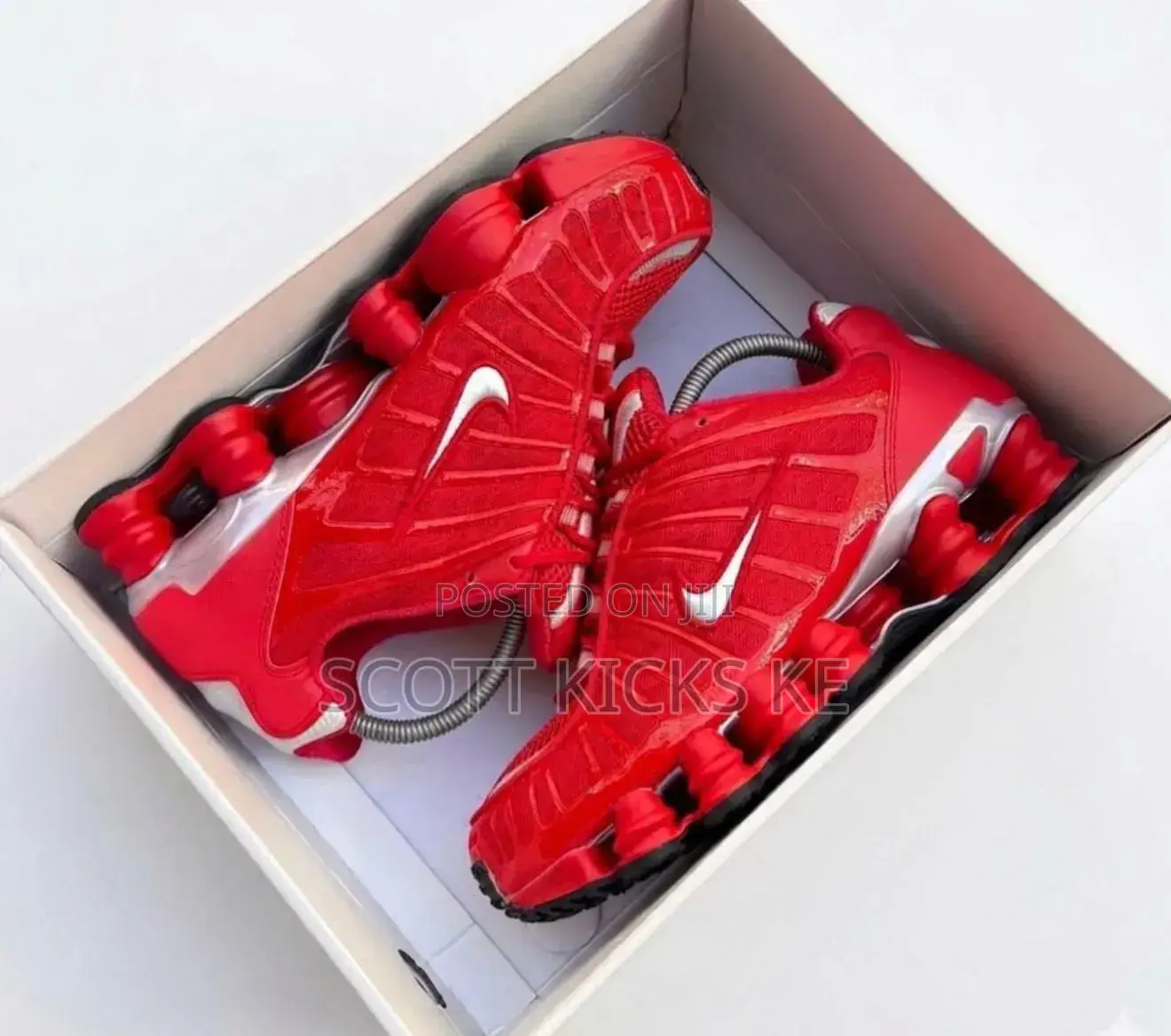 Nike Shox Tl “ Red Silver “