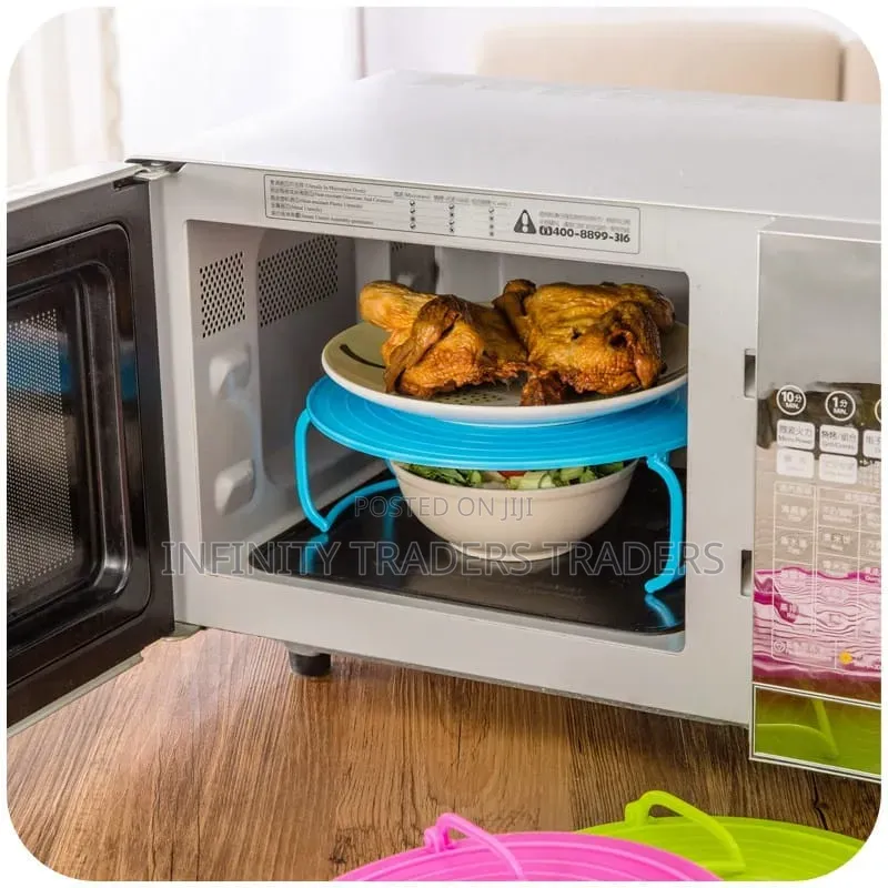 Multifunctional Microwave Placement Rack Organizer