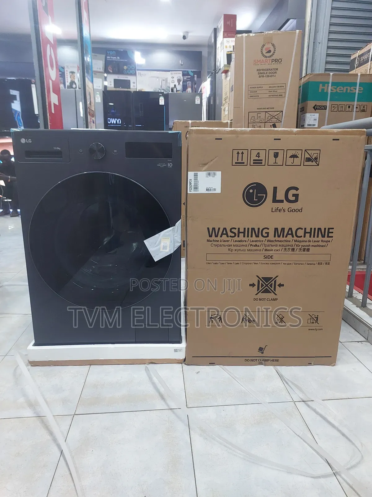 Lg 15/8 Kg Wash Dry Front Load Washing Machine Gray(F0z6drp24)