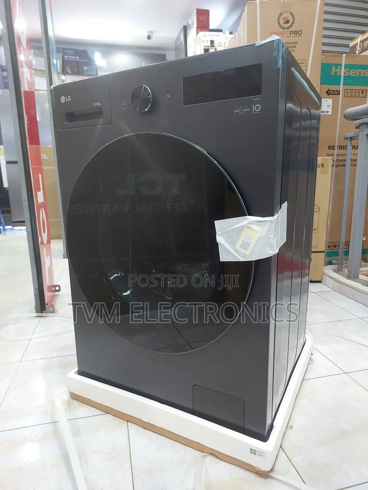 Lg 15/8 Kg Wash Dry Front Load Washing Machine Gray(F0z6drp24)