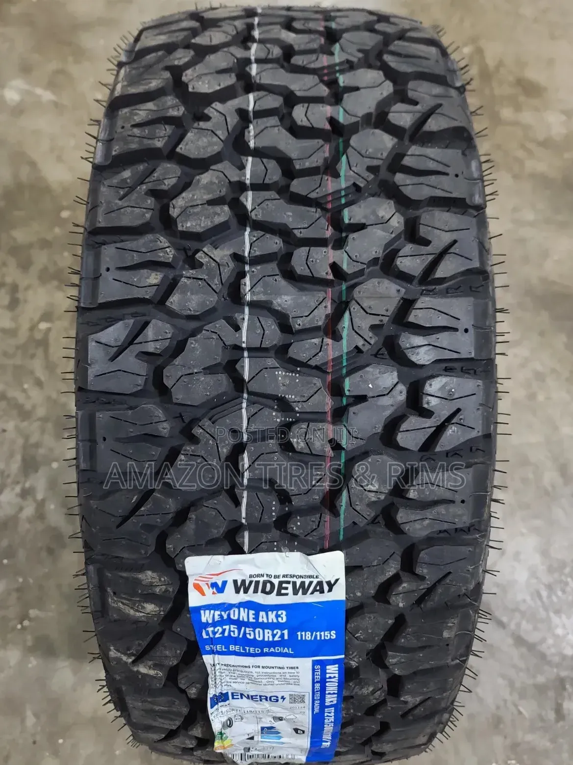 275/50 R21 Wideway Tyres Weyone Ak3 All-Terrain