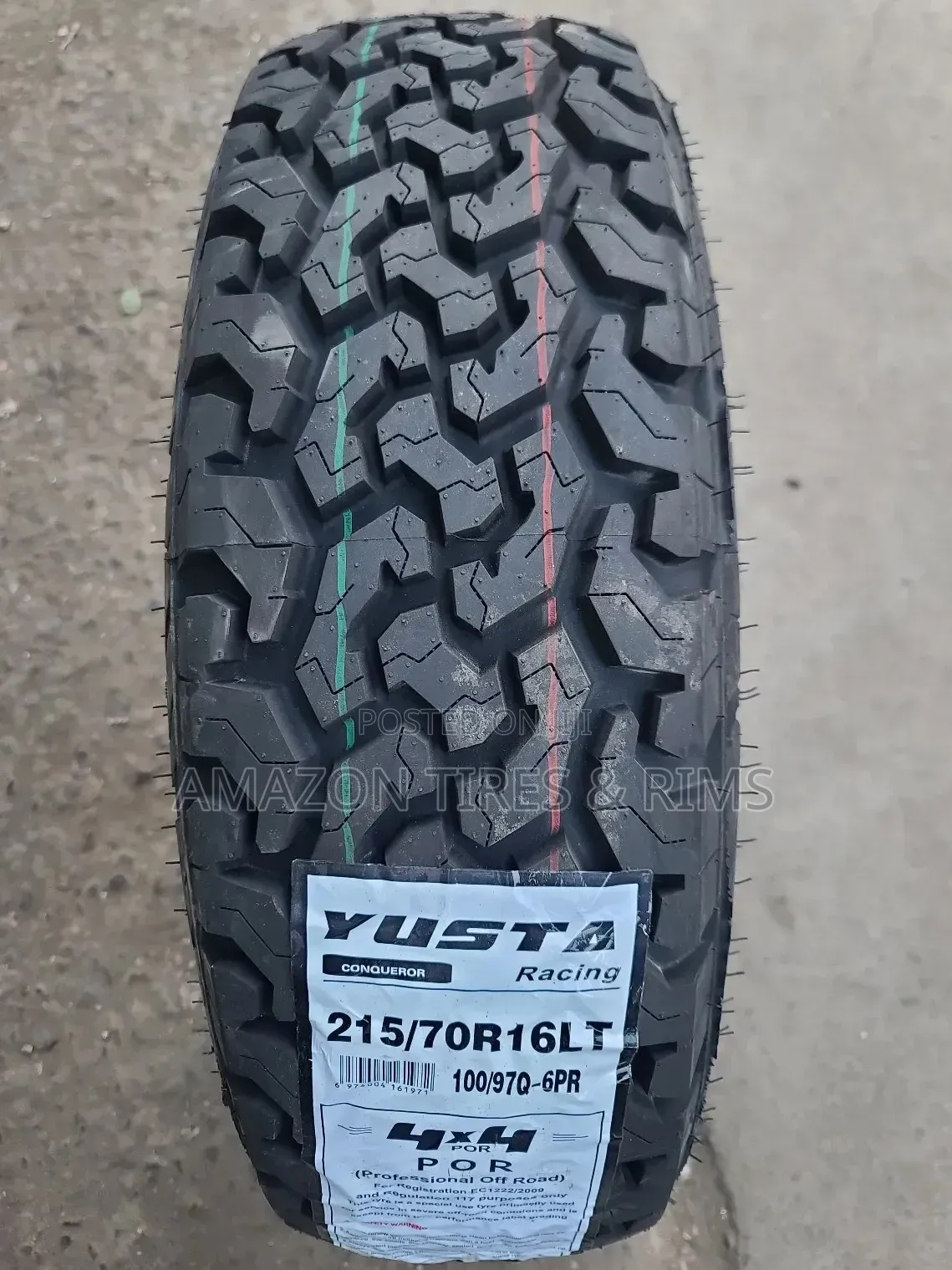 215/70r16 Yusta Tyres All-Terrain 4x4 Por