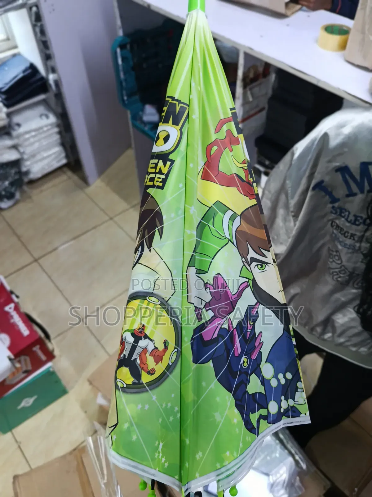 Ben 10 Green Boys Kids Umbrella