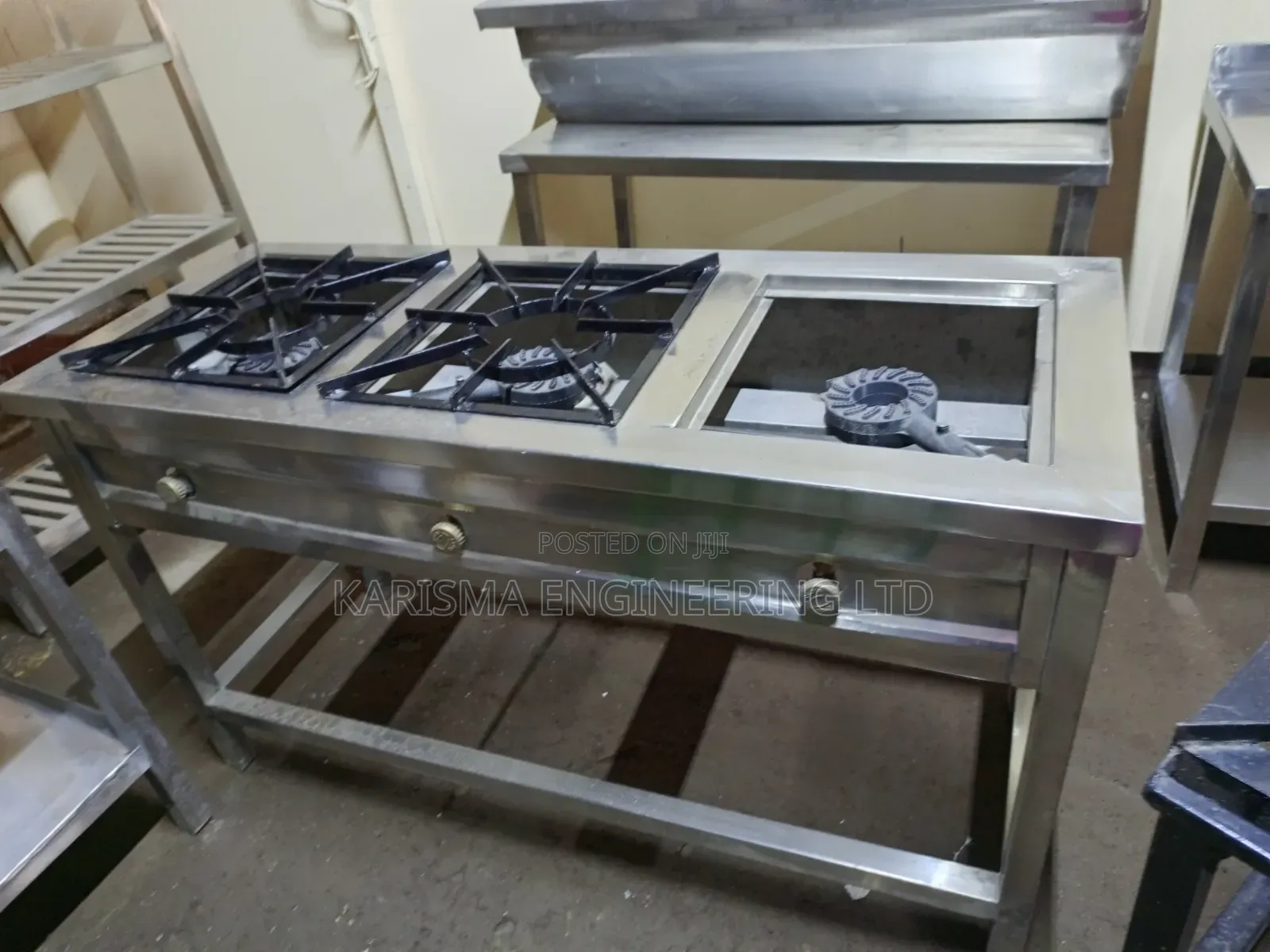 Commercial Stainless Steel Gas Cooker With Burner