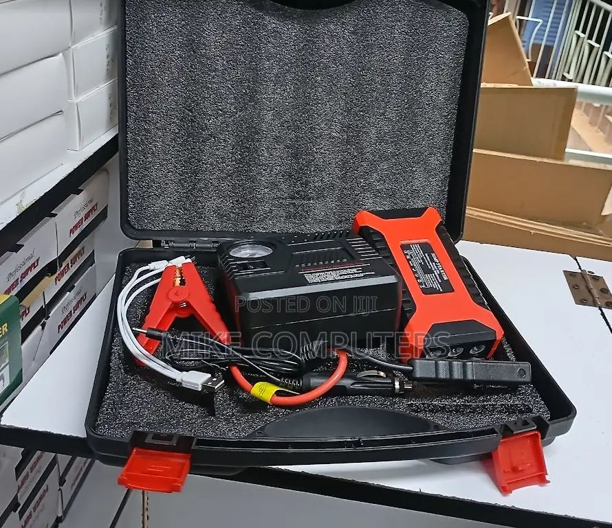 Jump Starter With Air Pump Power Bank for Car
