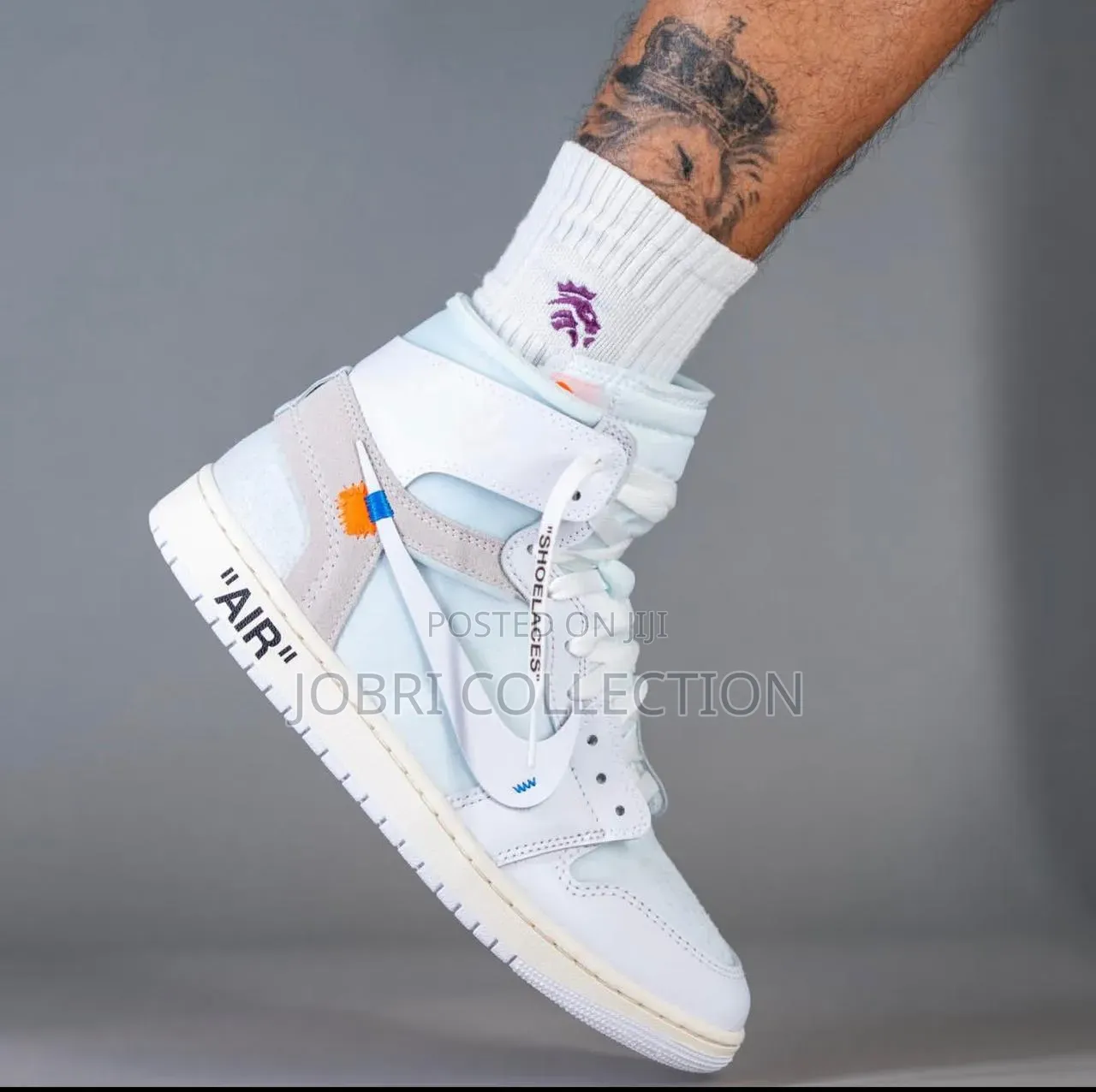 Air Jordan 1 Retro Og “ Off White Alaska “ Sneakers