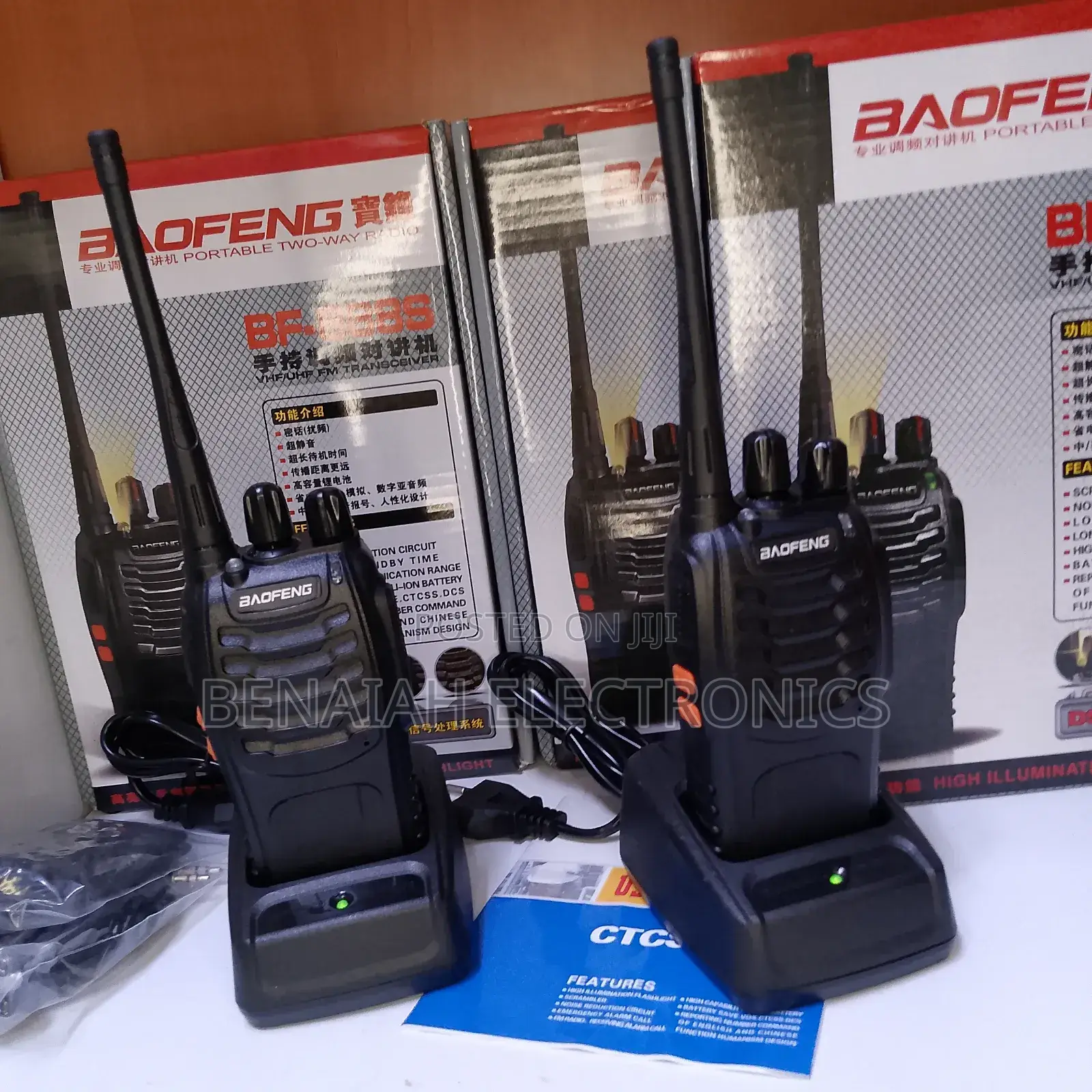 Walkie Talkie/Radio Call With Clear Frequency,16 Channels