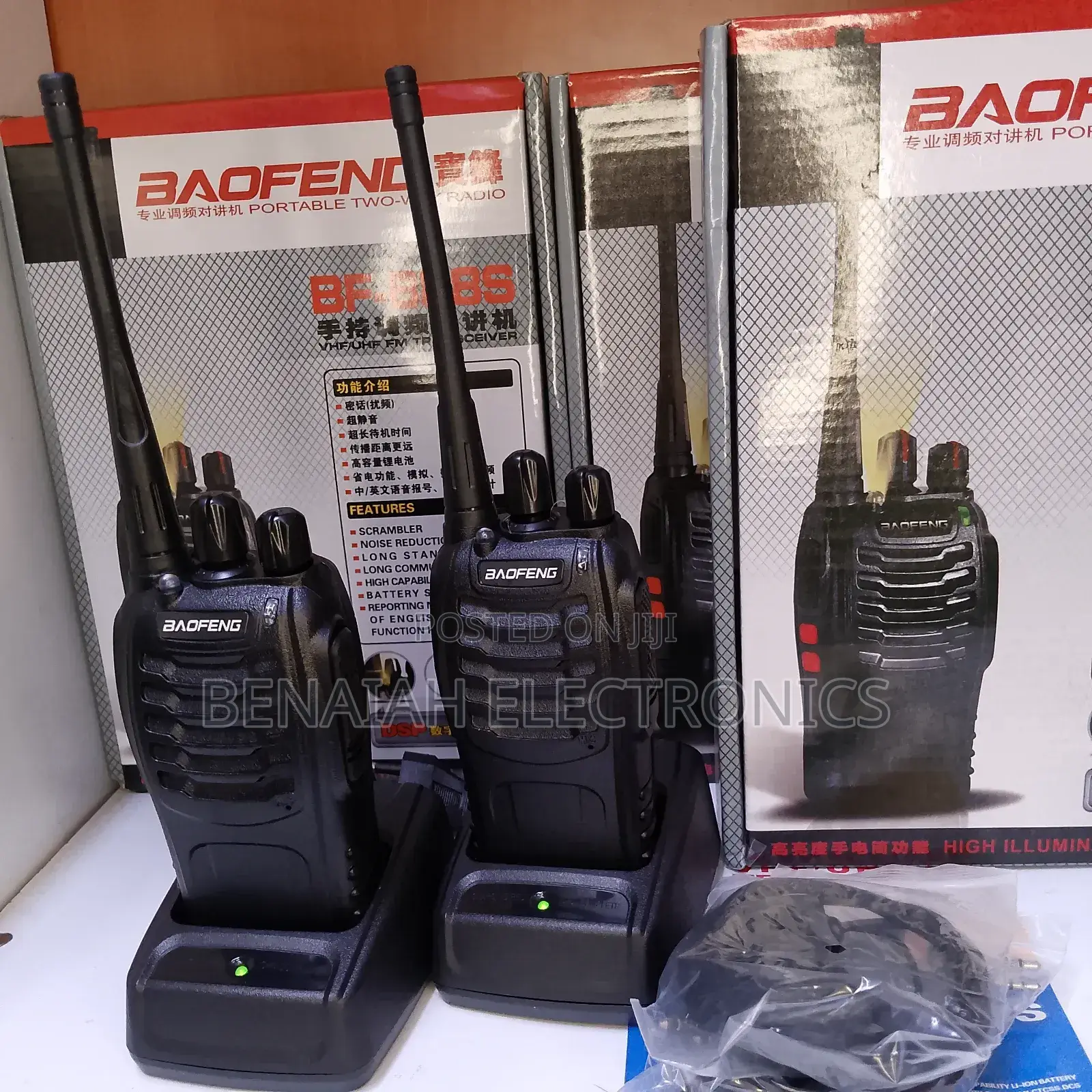 Walkie Talkie/Radio Call With Clear Frequency,16 Channels