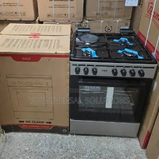 60*60 Hot Point Von Cooker 3gas + 1electric Standing Cooker