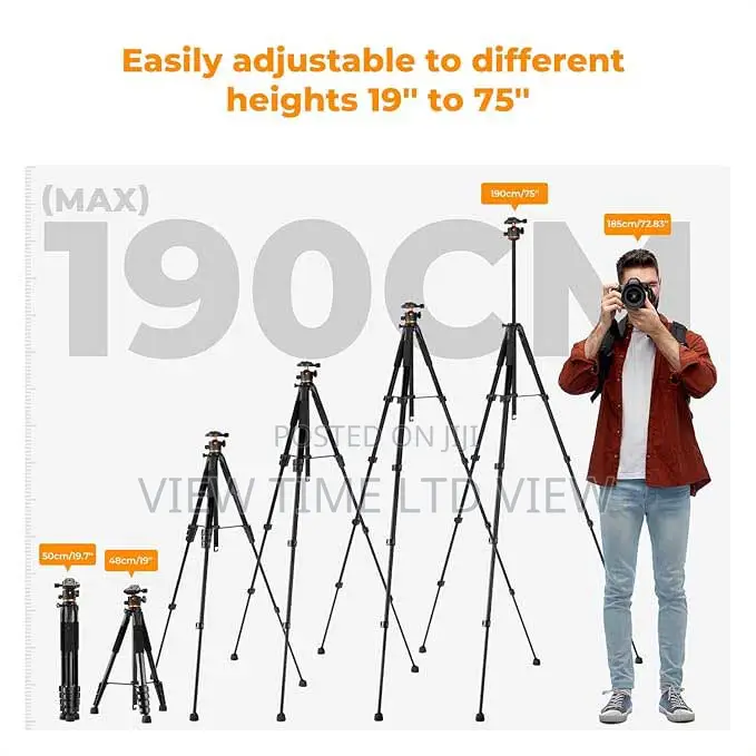 Camera Tripod 75” S255a3+Bh-36