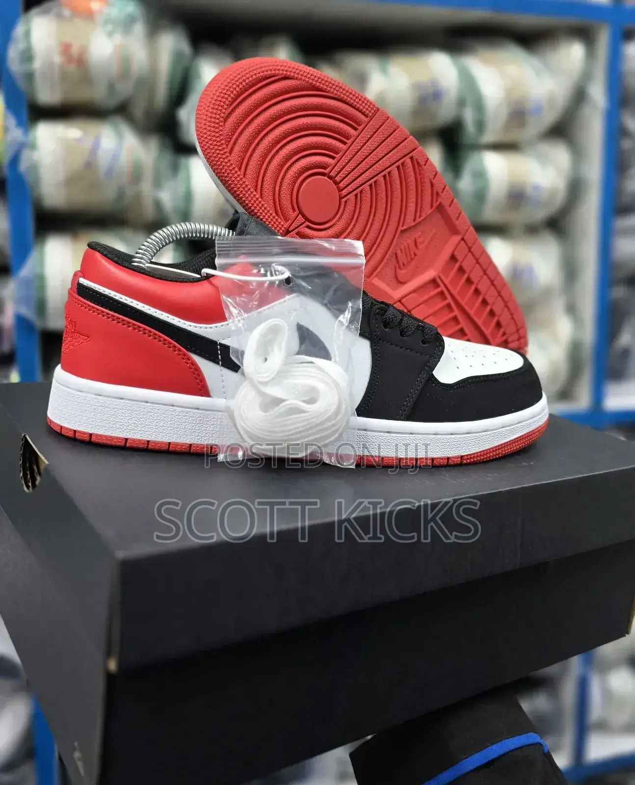 Air Jordan 1 Low 'Black Toe ' Sizes 37_45