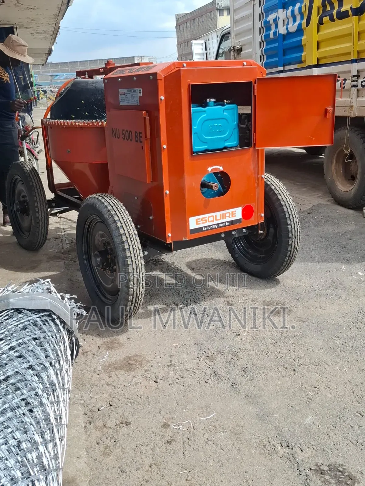 Esquire 500 Liters High-Capacity Concrete Mixer – Diesel Powered