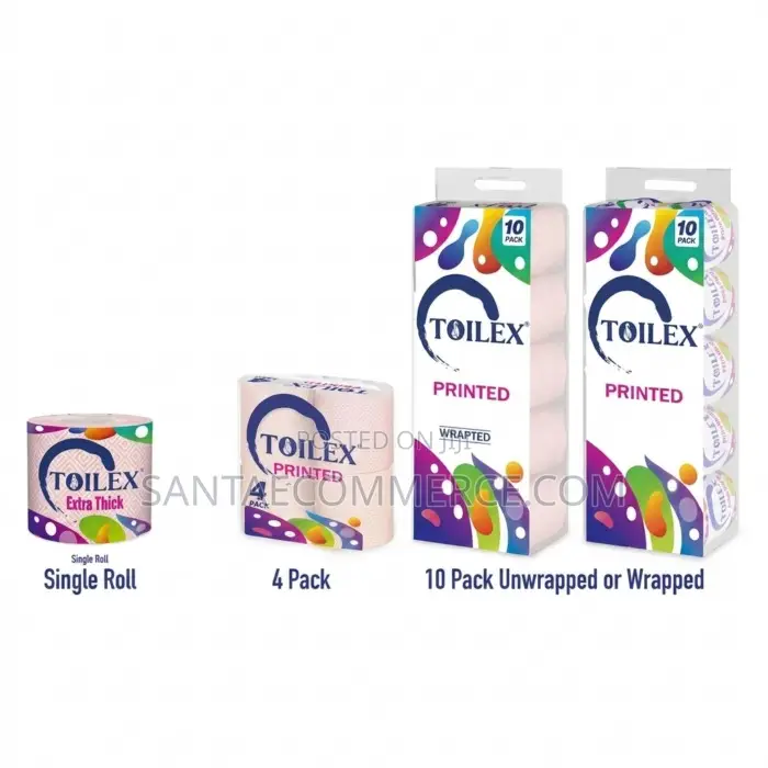 10 Pack Toilex Toilet Tissue Paper 200sheets 2ply