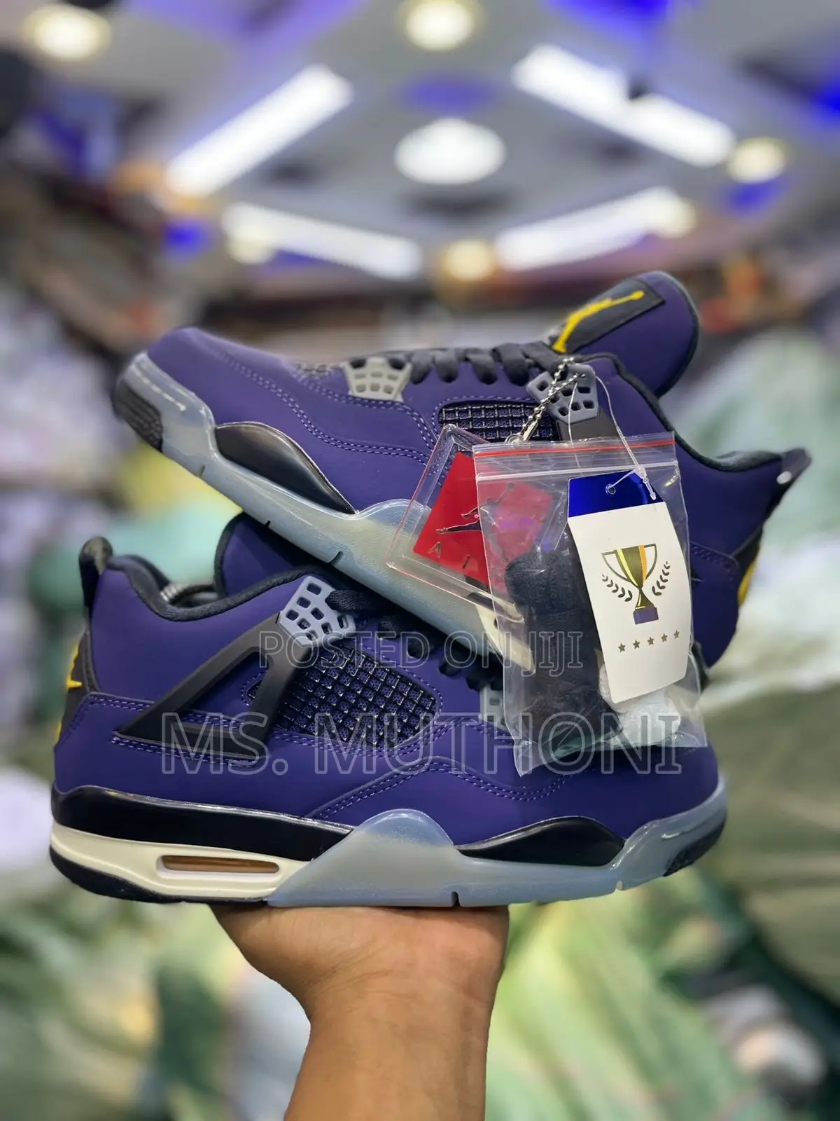 Air Jordan 4 Og Imperial Purple Size 38-45